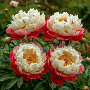Пион Коралловый Каскад купить по цене от 490р. в интернет-магазине «Посадика» с доставкой почтой в в Козловкае и по всей России – [изображение №1].